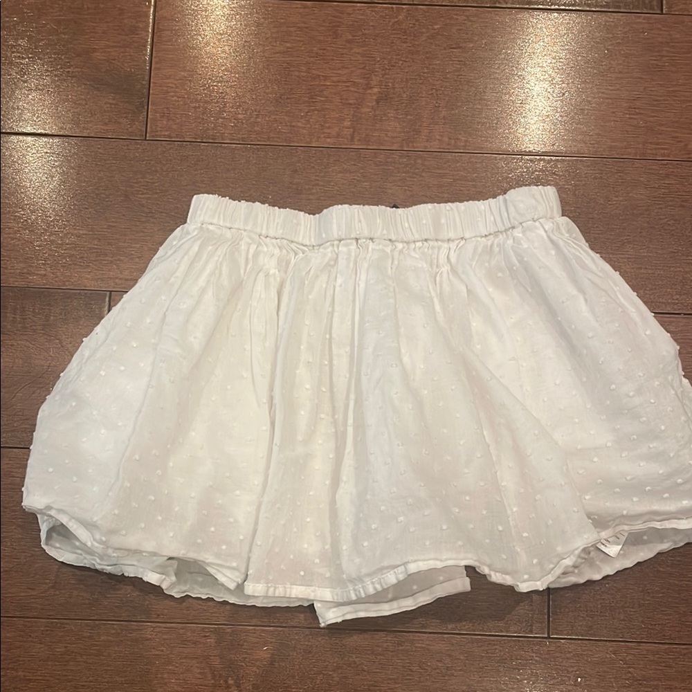 GAP Kids White Textured Skirt